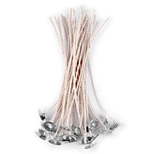 6-20cm 30pcs Smokeless Candle Wick Cotton Soy Wax Wick Large Base